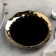 Ceramic lunch plate "In and Jan", d = 27 cm, black color