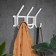 Tundra hanger, 3 hook, snow-white, plastic, 1 pc.