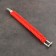 Bracelet-pair with a metal fastener 23cm, paracord 3 m, red