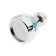 Zein aerator, stream adjustment, fan, plastic, stainless steel mesh, transparent/chrome