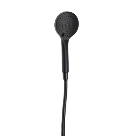 Bath mixer Zein Z3841, one -leaf, shower set, watering can 5 modes, black-7