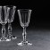 Set of glass glasses Retro, 50 ml, 6 pcs