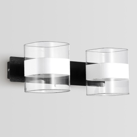 Sconces Citilux "Virta" CL139322, 32x12 cm, 2x60W, E14, Black Color Black