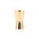Double pile, 30 and 15 ml, gold