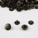 Installation button, alpha (S-shaped), d = 12.5 mm, antique color