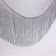 Decorative braid "Furrm", 20 cm, 5 ± 0.5 m, color gray color
