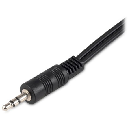 Adapter Audio BURO-BU-2XJACK-JACK 2XJACK 3.5 (F)/Jack 3.5 (M) 0.2m. black-2
