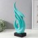 Souvenir Ceramics "Abstraction. Sea arrows" turquoise 7.5x18.5x41 cm