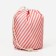 Cosmetic bag on a cord, with a wallet, pink color