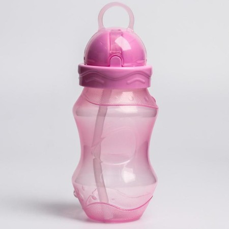 Children's stroke with silicone tube, 280 ml., Mix colors-6
