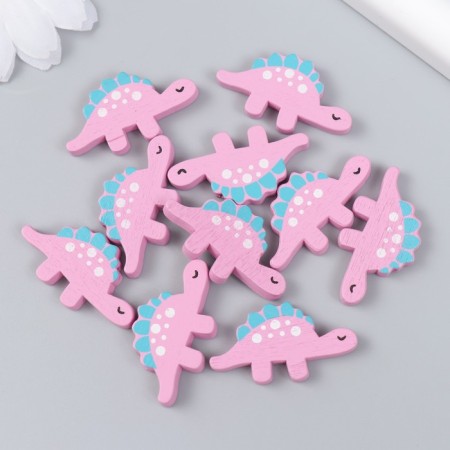 Decor for creativity wood "dinosaurics" set of 10 pcs 3.4x1.8 cm-2