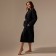 Welfare Women's bathrobe SL Home: BOHO "Dark Mare", size L, 100% cotton, 280 g/m2