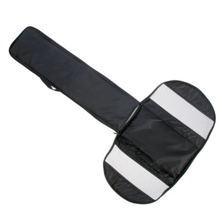 Bag-carrier Middle semicircular zoonik, leatherette "croco", 40 x 21 x 25 cm, mix-3