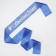 Tape "graduate 9th grade", silk blue foil