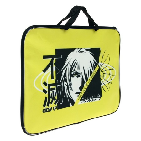 Folder for drawings and drawings A3, 470 x 350 x 20 mm, with handles, textile, calligrata "look"-1