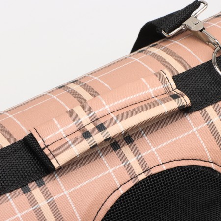 Bag - Animal Carriage "Cell", pink, size S, 37 x 20x 24 cm-4