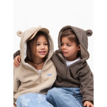 Children's jacket Amarobaby Bear, height 98 cm, brown color-20