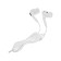 Headphones Borofone BM30 Pro, vacuum, microphone, jack 3.5 mm, cable 1.2 m, white