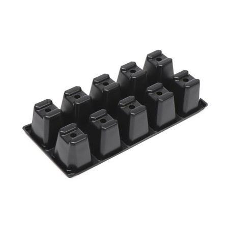 Cassette for seedlings, 10 cells of 100 ml, set of 5 pcs., Black-3