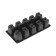Cassette for seedlings, 10 cells of 100 ml, set of 5 pcs., Black