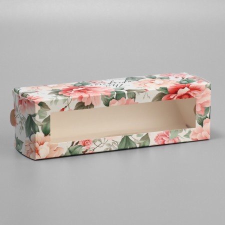 Box for Makarun, confectionery packaging "You are beautiful", 18 x 5.5 x 5.5 cm-1