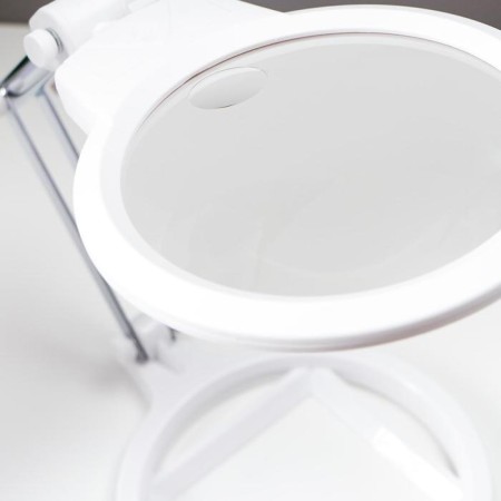 Lupa lamp for LEDX2 creativity from 3AAA white 24.5x22x15.5 cm-4