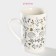 Porcelain share mug "Hedgehog", 380 ml, white color