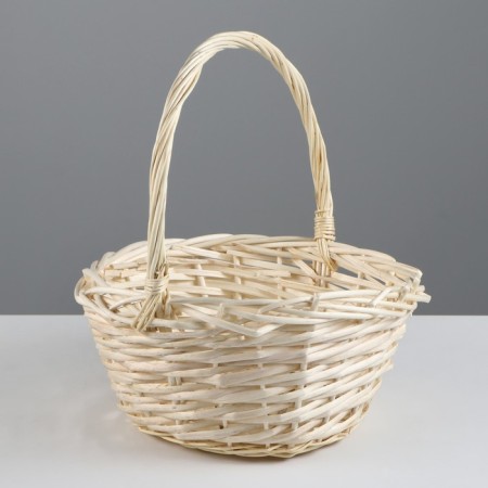 A set of baskets, 3 pcs, 24 × 12 × 12/29 cm, 19 × 10 × 10/25 cm, 15 × 9 × 9/20 cm, willow-8