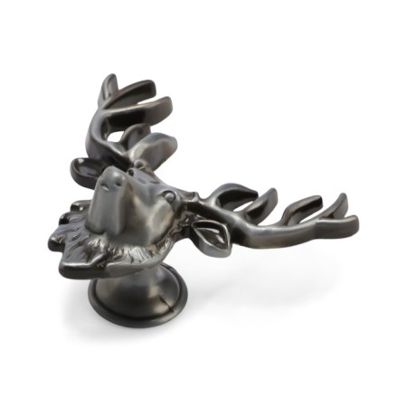 Cappio Pro Pro Pro “Deer” handle 66 x 55 mm, the color is old. silver-1