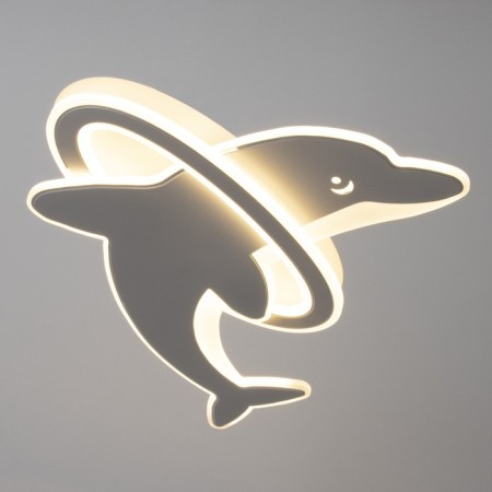 LUSTRAL STDD "Dolphin LED 140W 3000-6000K Dimmer White 60x60x9 cm Bayerlux-1
