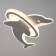 LUSTRAL STDD "Dolphin LED 140W 3000-6000K Dimmer White 60x60x9 cm Bayerlux