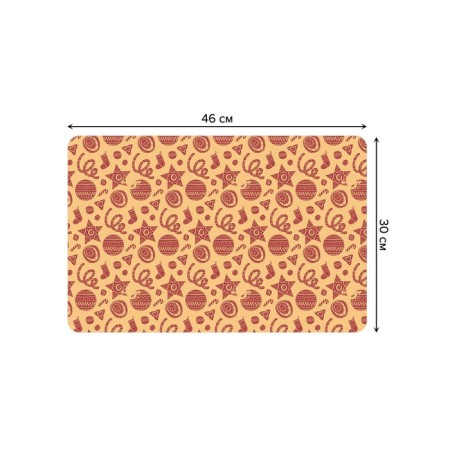 A set of napkins for setting the table "Folk jewelry", rectangular, rounded edges, size 30x46 cm, 4 pcs-2