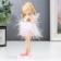 Polystone souvenir "Angel-baby with tails, with a heart" Pooh 16x5.5x7.5 cm
