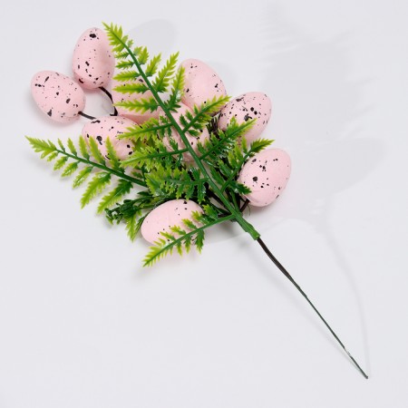 Easter decor "Eggs on a branch" pink color, 5 × 11 × 30 cm-2