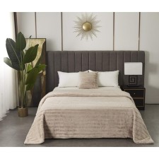 ANABALLY PLAD, size 220x240 cm, beige color