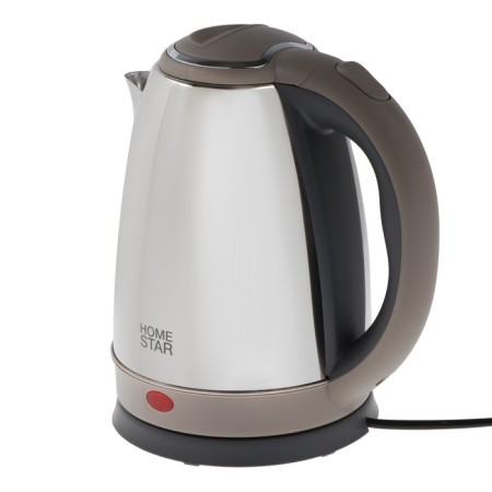 Electric kettle Homestar HS-1028, metal, 1.8 l, 1500 watts, beige-silver-1