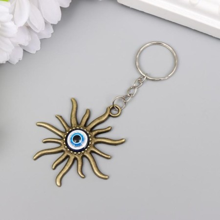Keychain metal "Sun" for bronze 4.9x4.7 cm-1