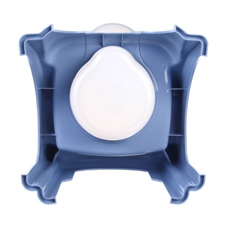 Pot children's “duckling” with a lid, bluish-gray / white 310x295x280mm-6