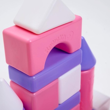 Construction set, 36 elements, 60 × 60, pink color-8