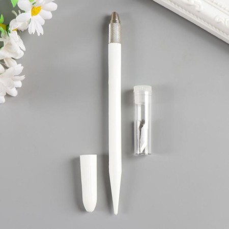 A set of tools for creativity: mate A5, knife + 12 blades + ruler 15 cm-2