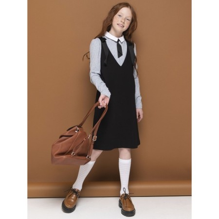 Jumper for girls, height 152 cm, gray color-1
