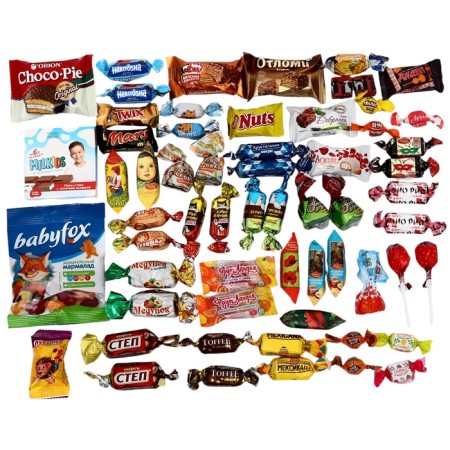 New Year. Gift set of sweets "Masha and the bear, 1000 g-6