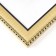 Photo frame plastic 30x40 cm "Tanzania" gold 43.8x3.8x1 cm