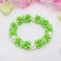 Bracelet Children's "Choszhulka" yula, the color is light green