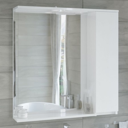 Cabinet-mirror suspended Sanstar "Quadro 60" White-3