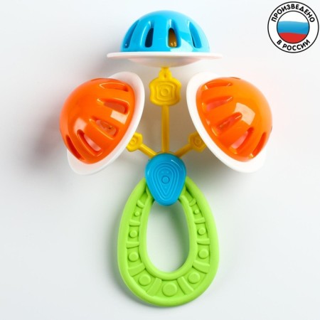 A rattle - a “planet” teether, an elastic pen, types and color mix-15