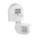 Düwi DD-01, 180 ° movement sensor, 1200 W, 5-12 m, IP44, wall, white