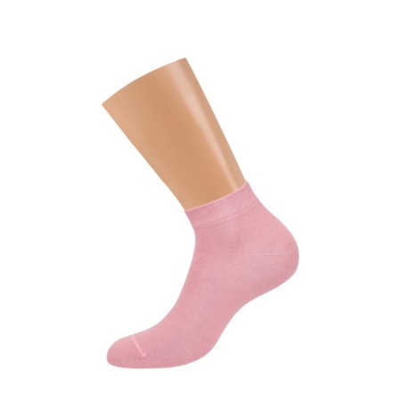 Women's socks shortened mini cotone, size 35-38, color Rosa Antico-1