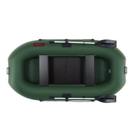 Yugana V-270 PC boat, rheck shafts, olive color-7
