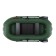 Yugana V-270 PC boat, rheck shafts, olive color